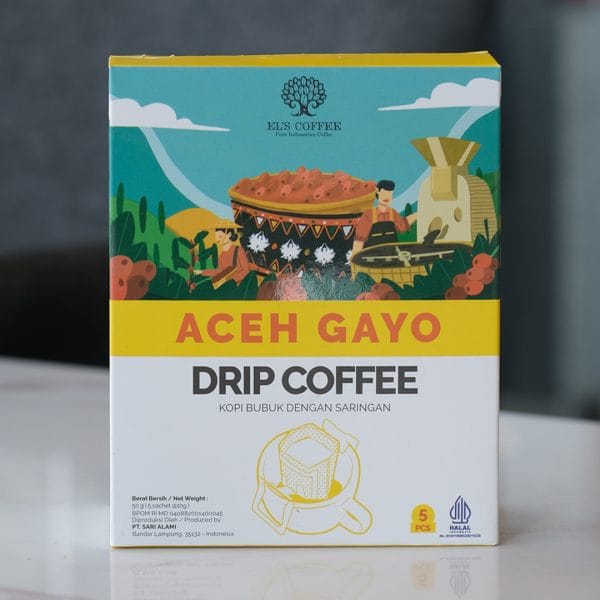 El's Drip Coffee Kopi Aceh Gayo 10Gr 5Pcs