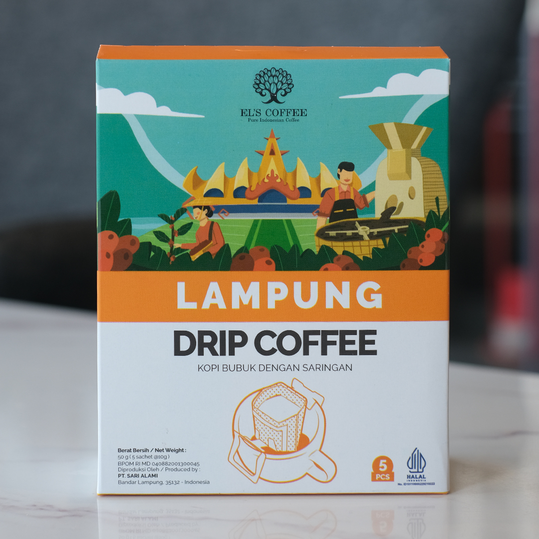 El's Drip Coffee Kopi Lampung 10Gr 5Pcs - PT SARI ALAMI