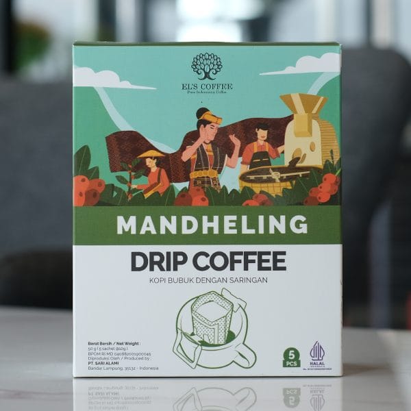 El's Drip Coffee Mandheling 10Gr 5Pcs